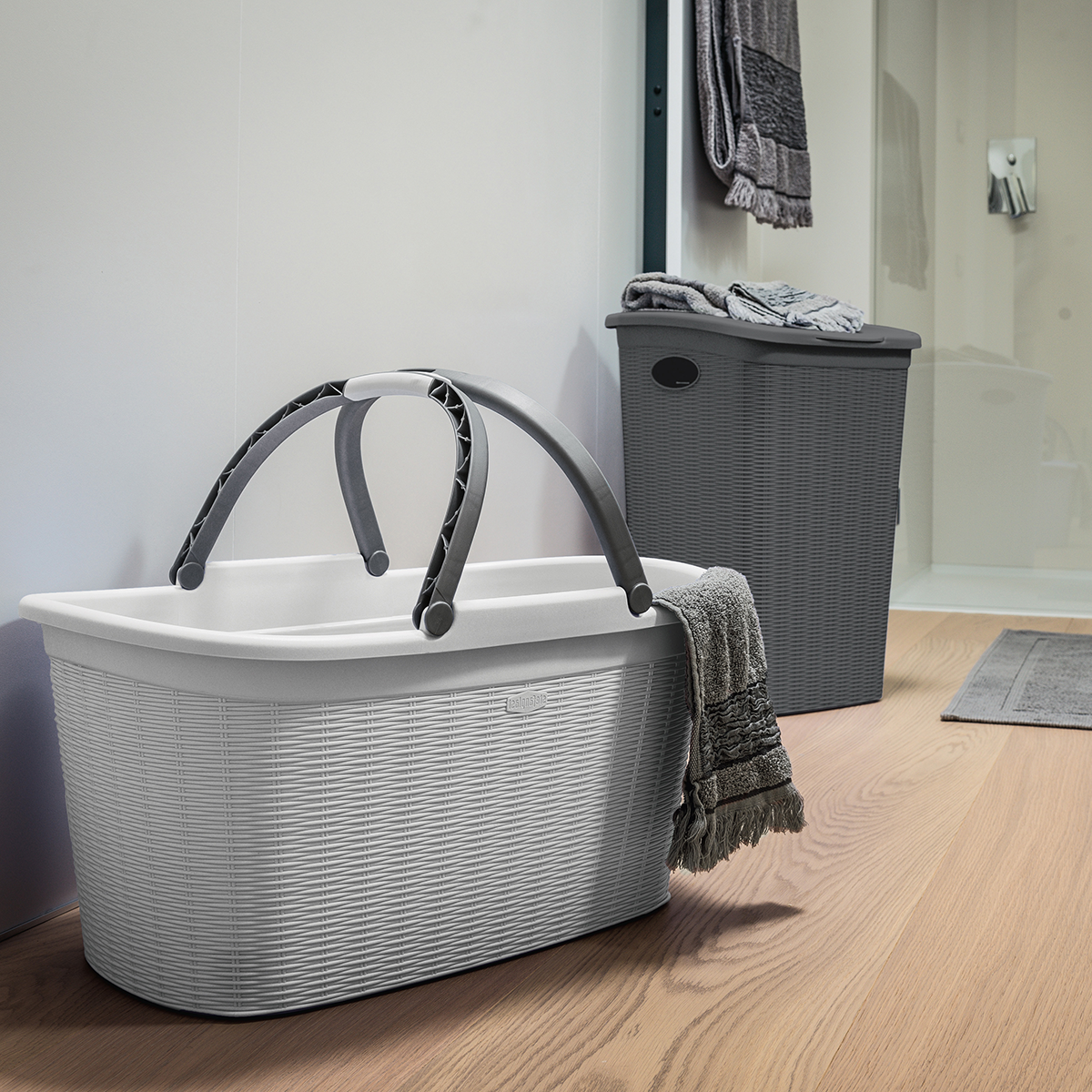 Wasmand 'Elegance' met handvatten