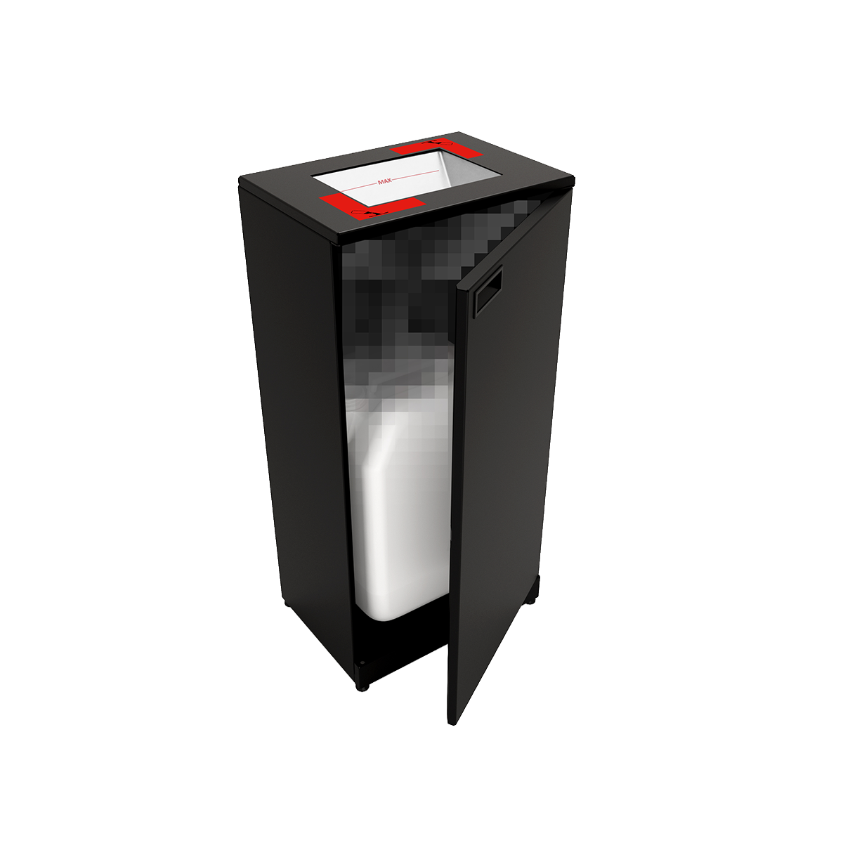 Afvalbak Turin met vloeistofvat