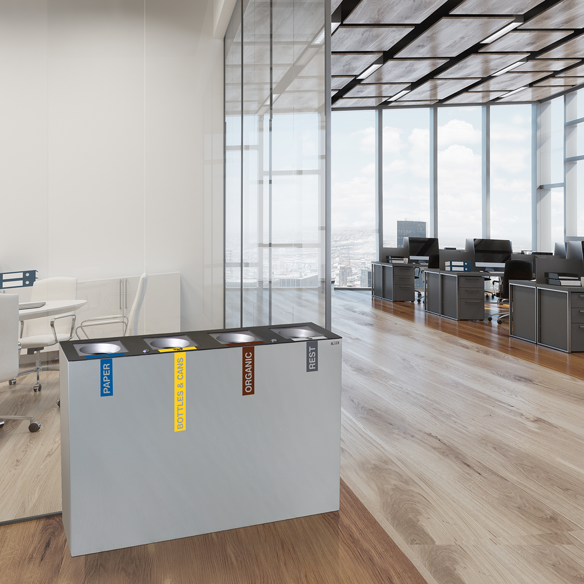 Afvalscheidingbak 'Edinburgh'