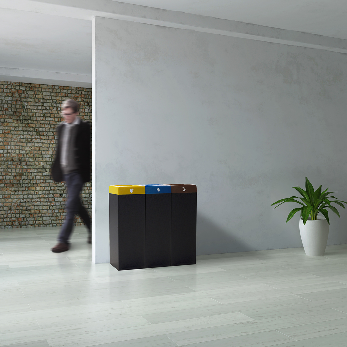 Afvalscheidingbak 'Calpe'