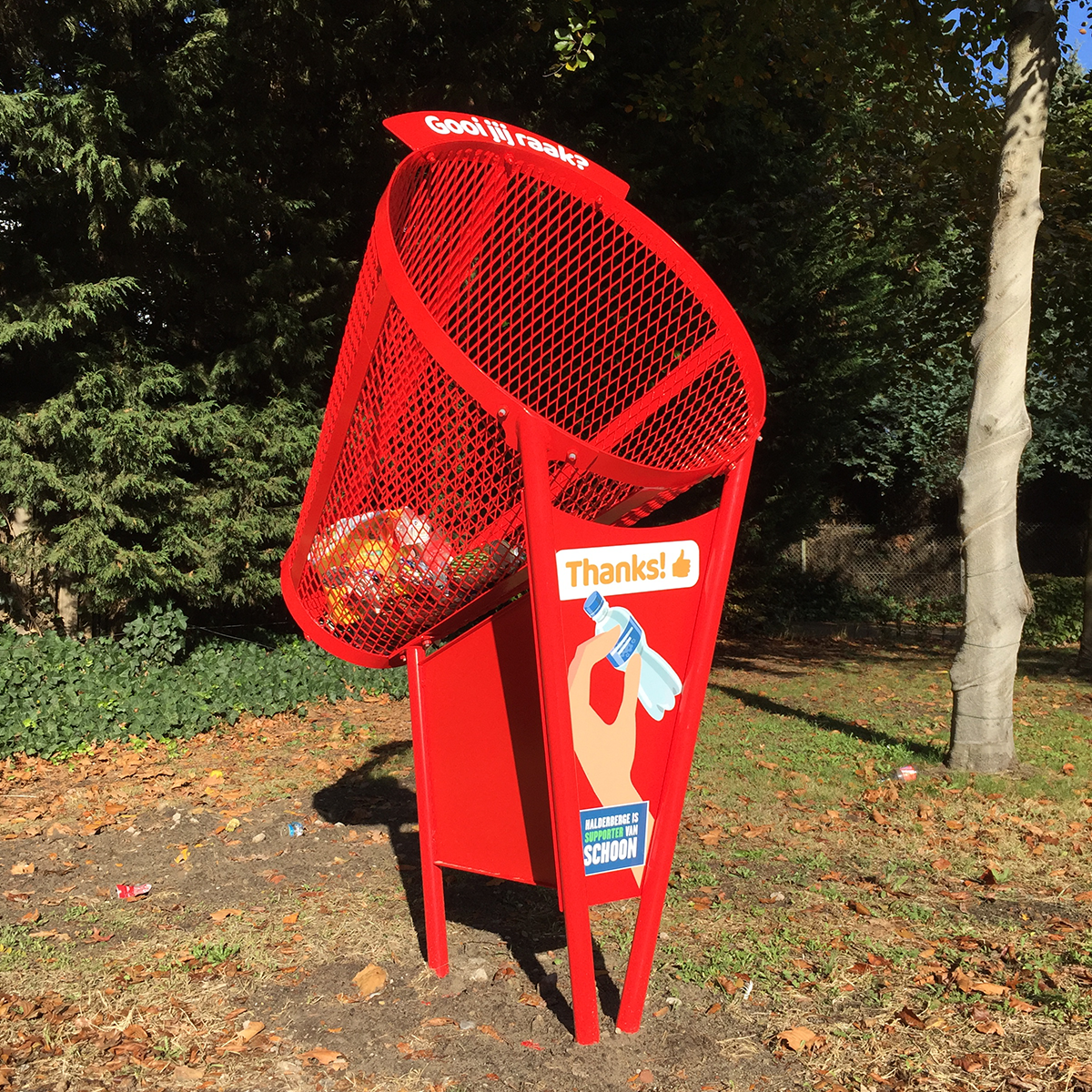 Blikvanger Binswinger incl. betonvoet RAL naar keuze