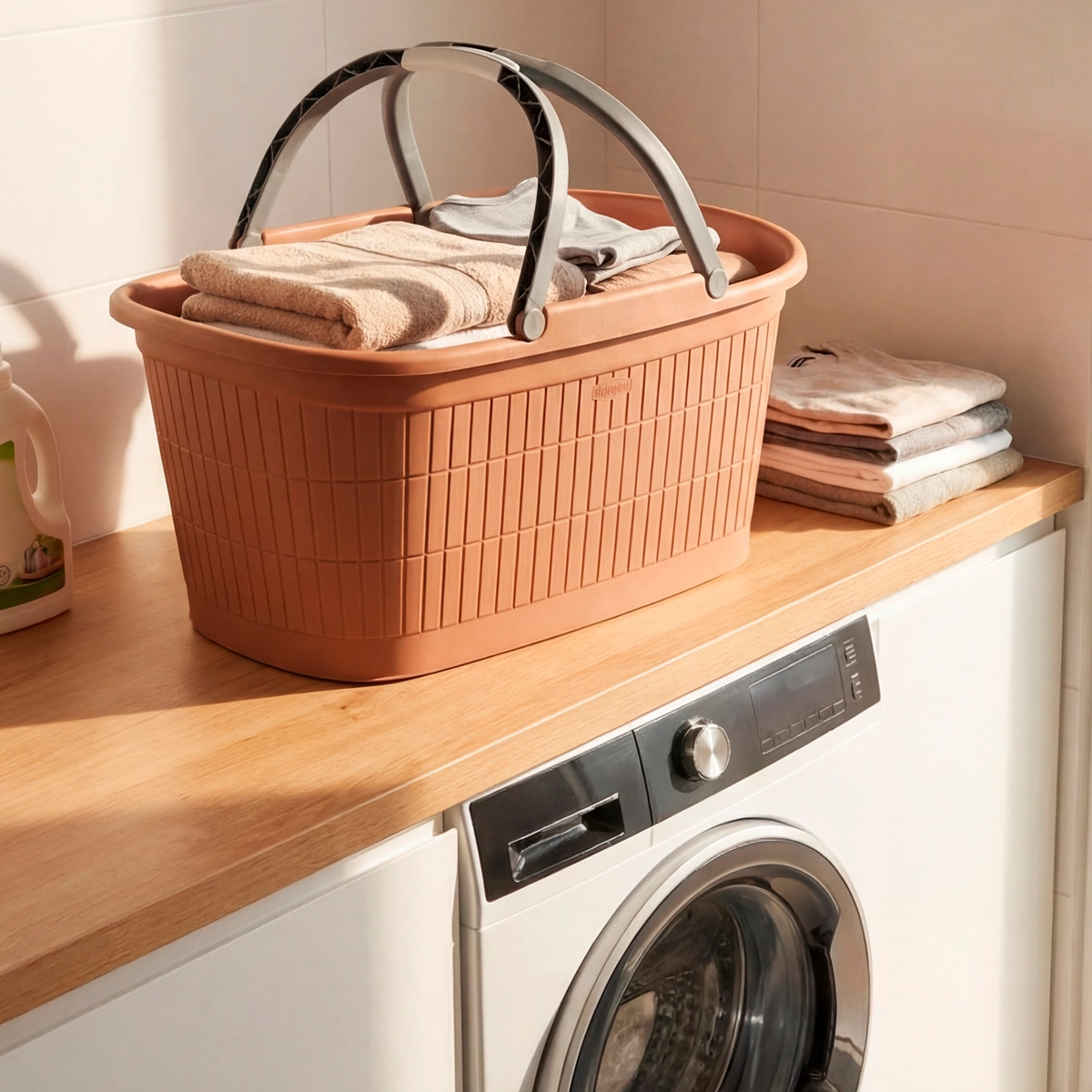 Wasmand met handgrepen 'Domus'