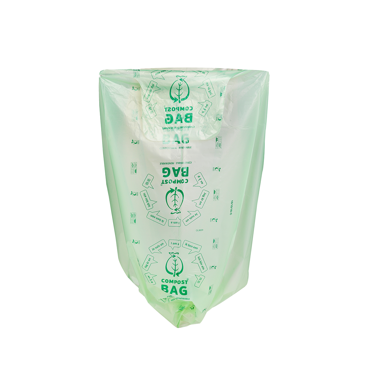 Composteerbare afvalzakken 50-60 liter vrijstaand