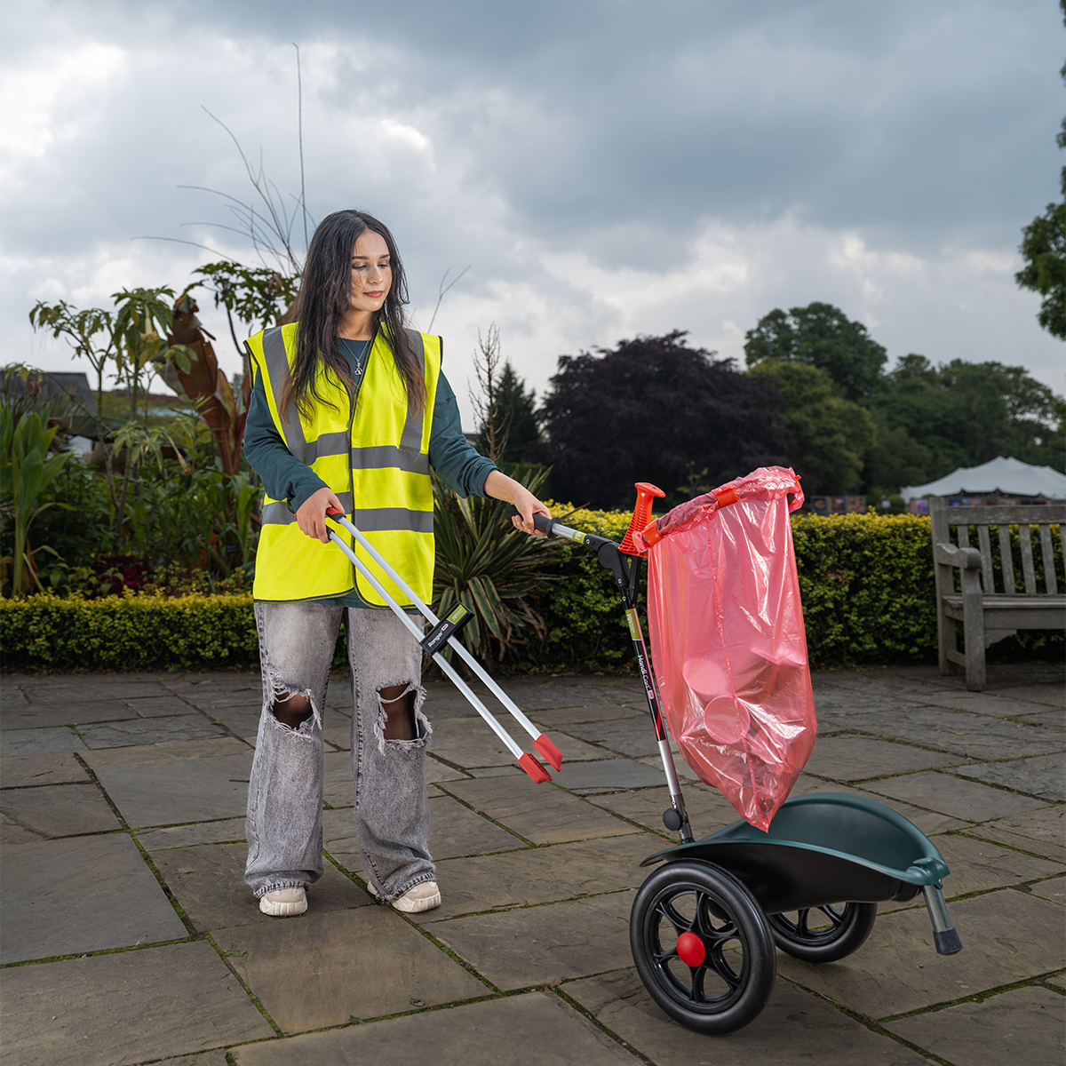 Zwerfafval kar 'Handi Cart'