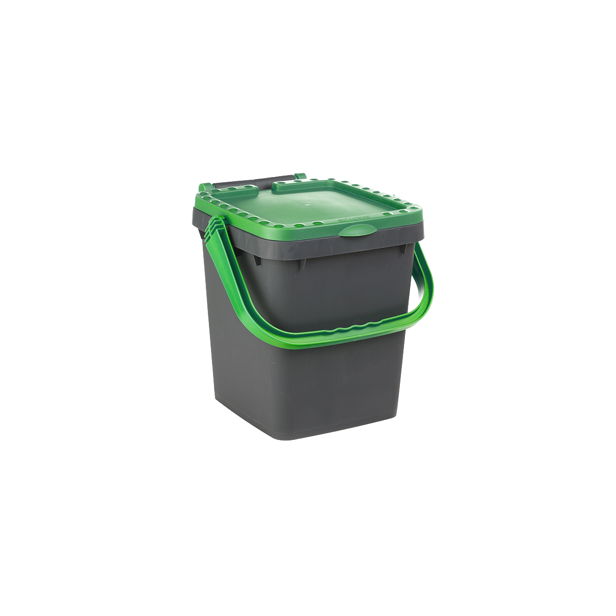 Afvalemmer 'Ecoplus' gerecycled plastic 20 liter