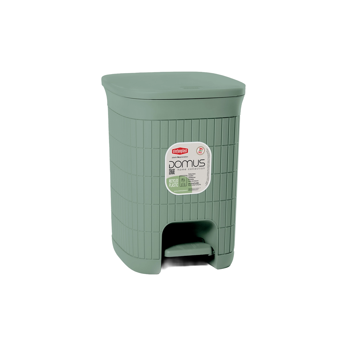 Pedaalemmer 20 liter 'Domus'
